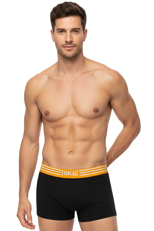 EVERLAST underbukser herre boxershorts 4-pak bomuld stretch farvemix L