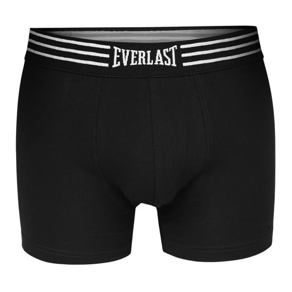 EVERLAST underbukser herre boxershorts 8-pak bomuld stretch svart farvet linning XXL