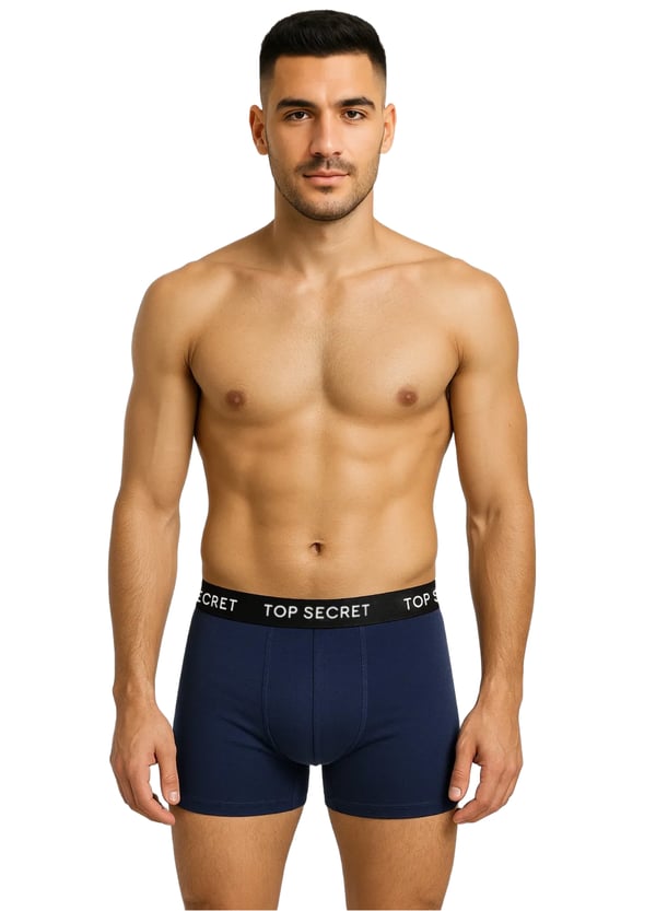 TOP SECRET underkläder boxershorts herr 8 pack bomull stretch färgmix M
