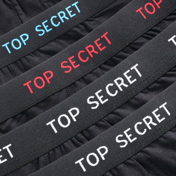 TOP SECRET underkläder boxershorts herr 4 pack bomull stretch färgmix XL