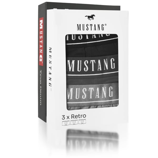 MUSTANG underbukser boxershorts til mænd, 6 pak bomuld favermix XXL