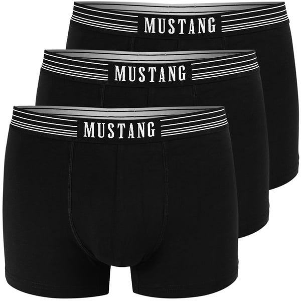 MUSTANG underkläder boxershorts herr 3 pack bomull stretch L