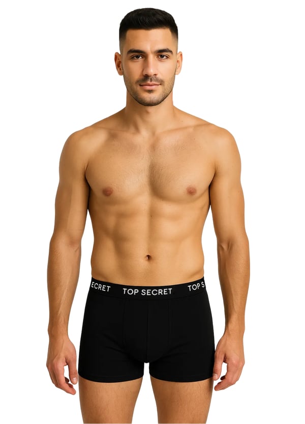 TOP SECRET, underkläder boxershorts herr 6 pack bomull stretch färgmix L