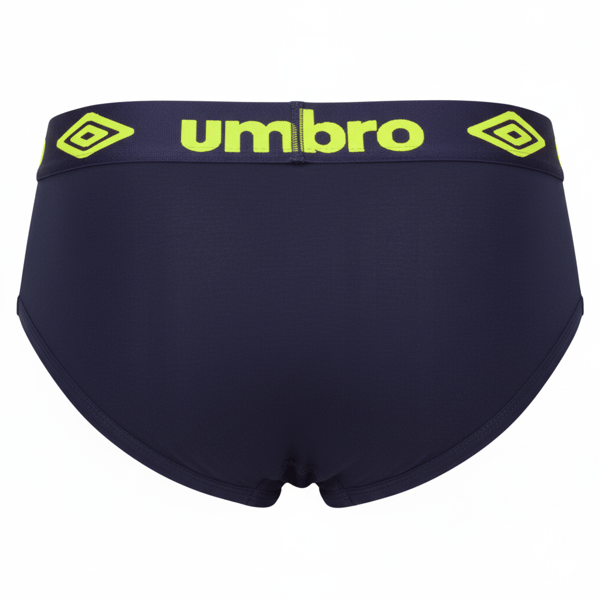 UMBRO undertøj briefs til mænd, 8 pak bomuld stretch farvemix M