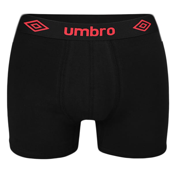 UMBRO underbukser boxershorts til mænd, 4 pak bomuld stretch sorte L
