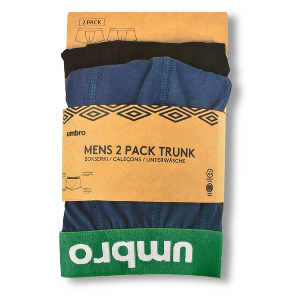 UMBRO alushousut miesten bokserit, 6 pack puuvillaa stretch värimix XL