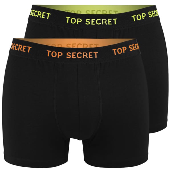 TOP SECRET underkläder boxershorts herr 12 pack bomull stretch färgmix XXL