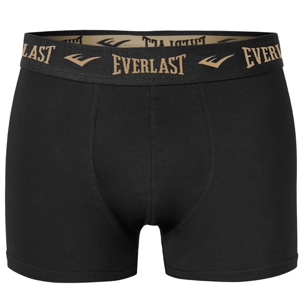 EVERLAST alushousut miesten bokserit 4-pack puuvillaa stretch mustat L