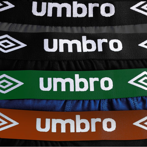 UMBRO alushousut miesten bokserit, 4 pack puuvillaa stretch värimix M