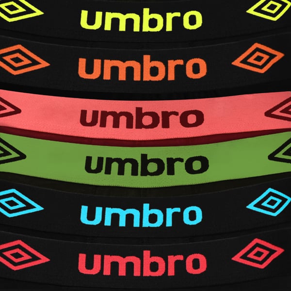 UMBRO alushousut miesten bokserit, 6 pack puuvillaa stretch värimix XL