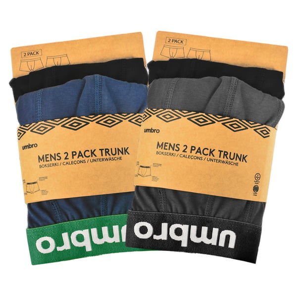 UMBRO alushousut miesten bokserit, 4 pack puuvillaa stretch värimix M