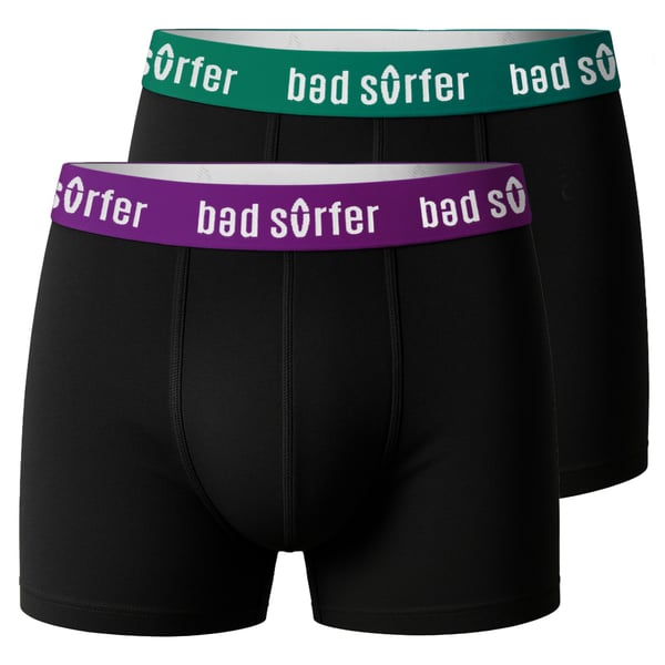 BAD SURFER underkläder boxershorts herr 6 pack, bomull stretch färgmix L