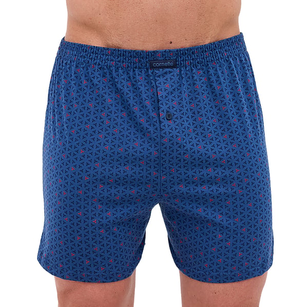 CORNETTE alushousut miesten bokserit, 3 pack puuvillaa stretch värimix L