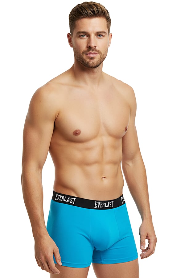 EVERLAST underbukser herre boxershorts, 4 pak bomuld stretch farvemix L