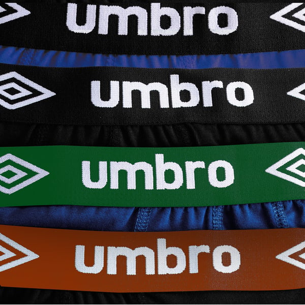 UMBRO alushousut miesten bokserit, 4 pack puuvillaa stretch värimix M