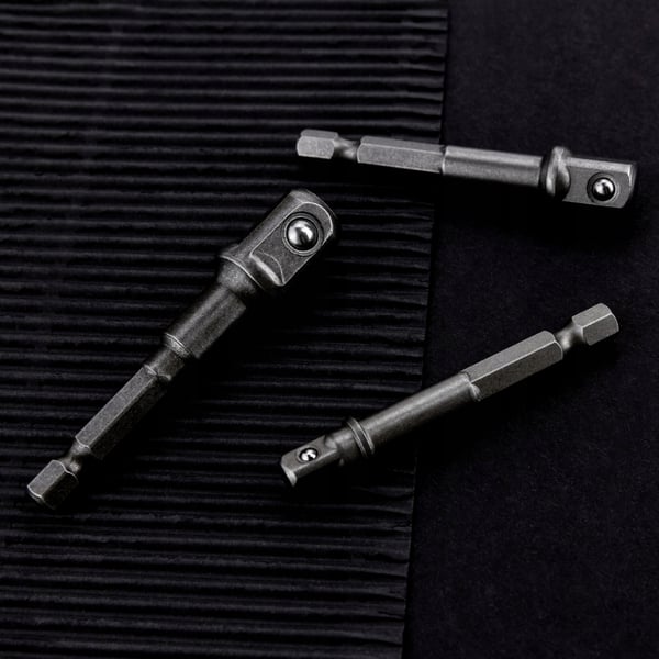Adapterisarja 1/2'', 3/8'', 1/4'' HEX hylsyille, 3 kpl vergionic