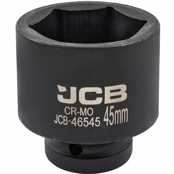 JCB Slagtopnøgle 3/4" 45 mm 6-punkts Cr-Mo topnøgle