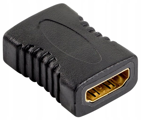 Lanberg AD-0018-BK adapter hdmi-A (hun) -> hdmi-A (hun) fatning sort