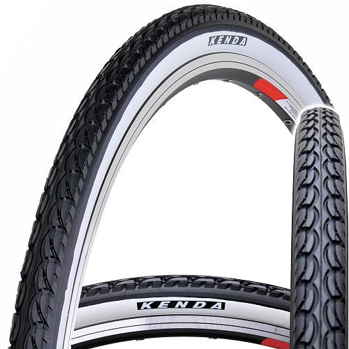 Kenda Eurotrek cykeldæk 700 x 35c hvid BOK