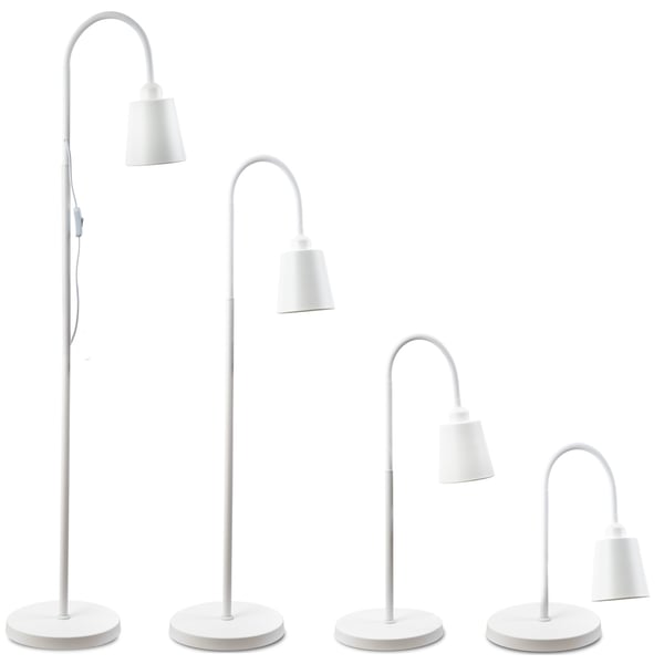 KALSO Lumiled E27 LED gulvlampe hvid med højdejustering