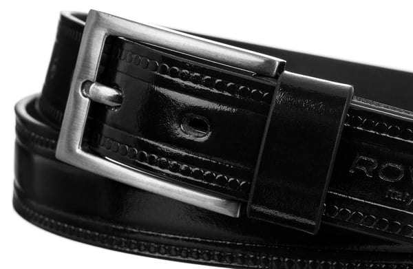 M läderbälte WAS PLW-R-7 115 svart