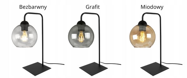 ELEGANTTI LASINEN LED-YÖPÖYTÄVALAISIMEN