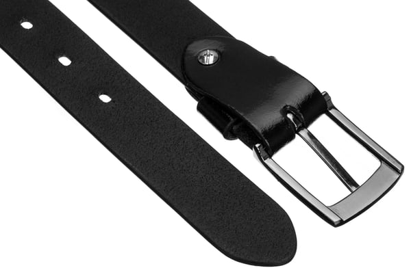 M läderbälte WAS PLW-R-1 105 svart