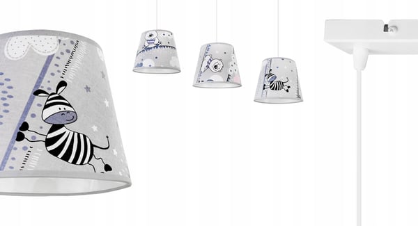 Lofthængende lampe til børn, LED-lampeskærm