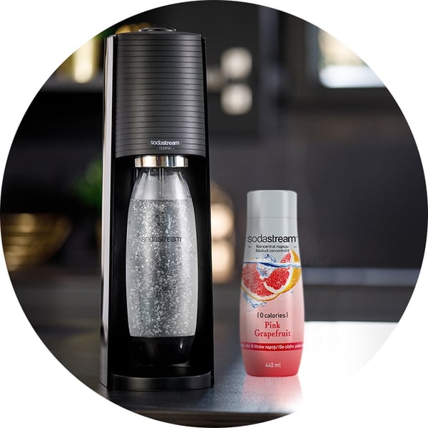 3 SodaStream-tiivisteen setti 7UpFREE + Appelsiini-Mango + Greippi