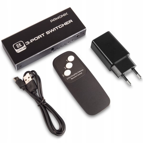 HDMI-SWITCH 2.1 3x1 SWITCH 8K 4K 120HZ 240HZ