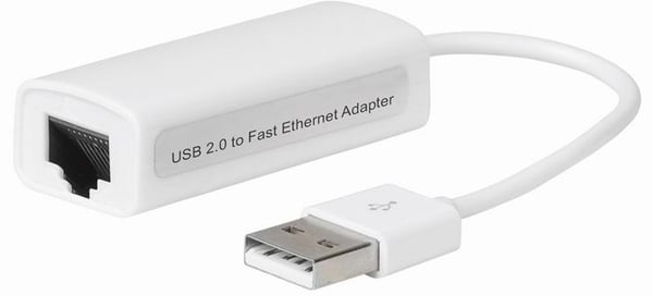 MicroConnect USB2.0 - Ethernet Vit
