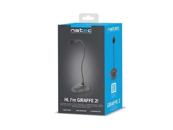 Natec Giraffe 2 Mikrofon Sort