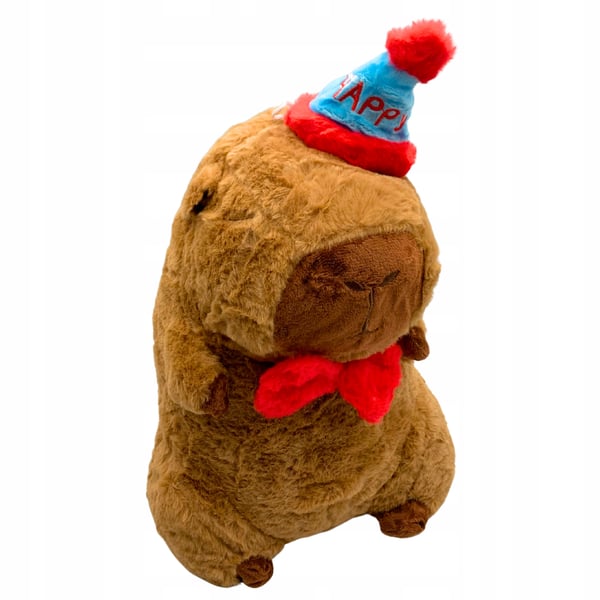 Kapybara-pehmolelu, juhlahattu-lelu 25 cm