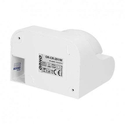 BEVÆGELSESSENSOR 180° IP44 1200W HVID - ON-CR-201/W