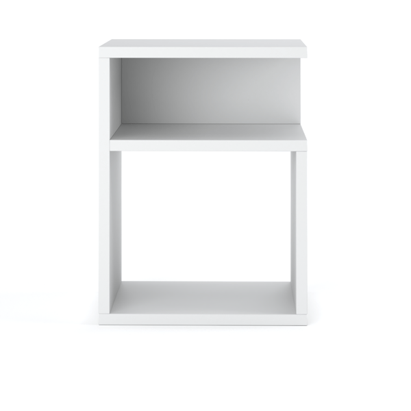 Moderne Hvidt Natbord 30cm Sengebord Soveværelsesmøbel Nakastlik
