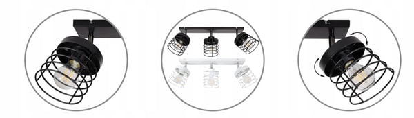 Lofthængende lampe med tråd og LED-loftlampe