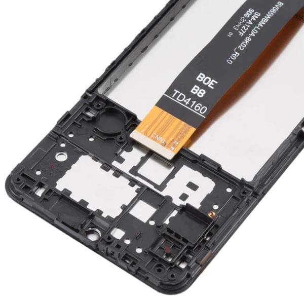 Original LCD-display Samsung Galaxy A12 Nacho SM-A127 svart ram
