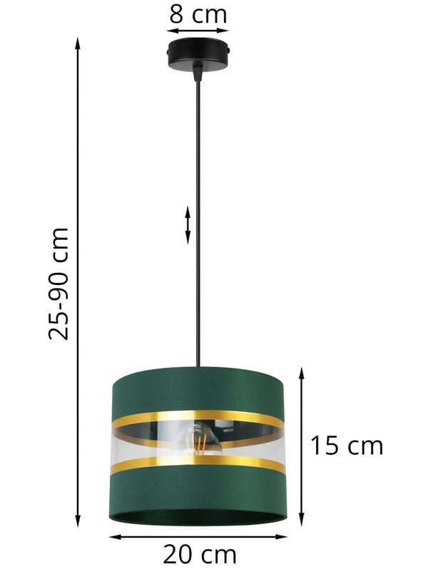 Loftshængende lampe lysekrone lampeskærm moderne