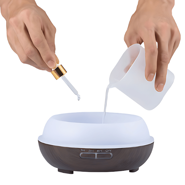 Ultralyd luftfugter / aromadiffuser 4-i-1 – aromaterapi