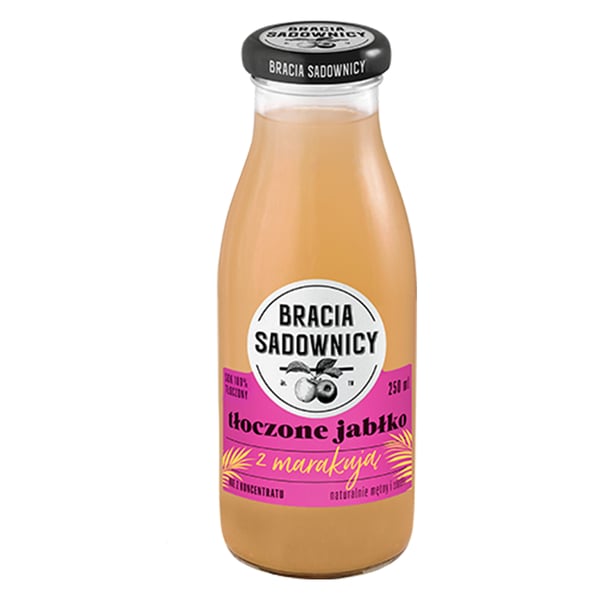Brothers Orchardists presset æble med passionsfrugt 250 ml
