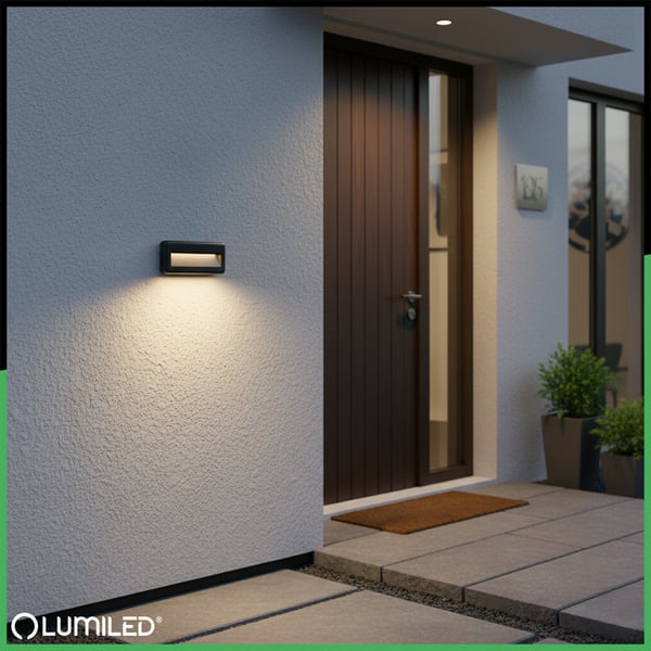 Puutarhan ulkoporrasvalaisin Julkisivuseinävalaisin CCT 3000-6500K LED 4W IP65 VIREO LUMILED