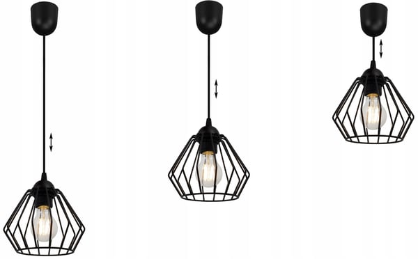 LOFT HÄNGLAMPA DIAMANT EDISON RETRO LED