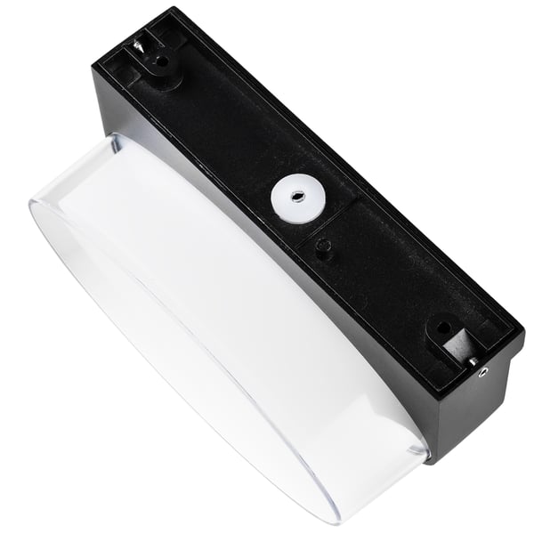 LED facadelampe udendørs væglampe til have varm 4000K 5W IP54 SEVIA sort LUMILED