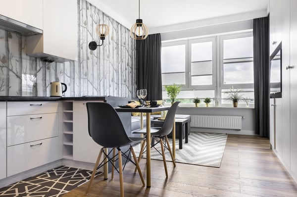 VÆGLAMPE, FIRKANTET LAMPE, LOFTSLAMPE, TRÆSKÆRM, LED