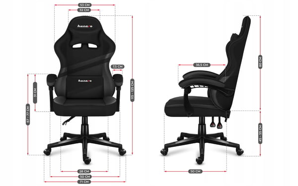 Huzaro Force 4.4 Gamingstol i kolfiber