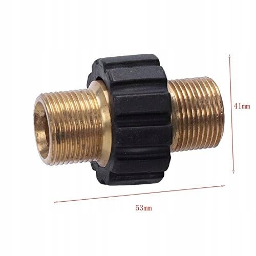 Nippel/adapter för anslutning av högtryckstvättsslangar 2x GZ M22x1,5mm