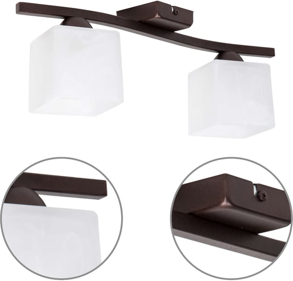 Taklampa, 2x60W, LED