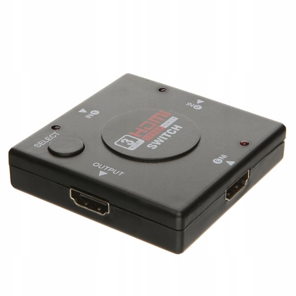 SWITCH 3x HDMI-SWITCH-SPLITTER FULL HD