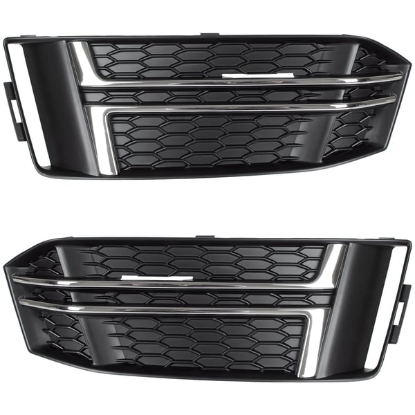 Audi A4 B9 S-LINE 15-19 grill i främre stötfångare vänster + höger 2-delat set