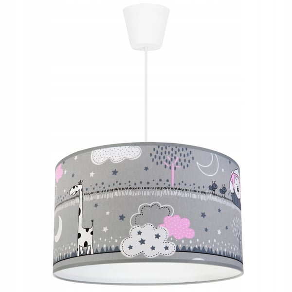 Lofthængende lampe til børn, LED-lampeskærm